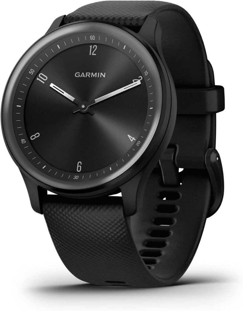 Garmin vivomove Sport, Hybrid Smartwatch, Health and Wellness Features, Touchscreen, Light Green